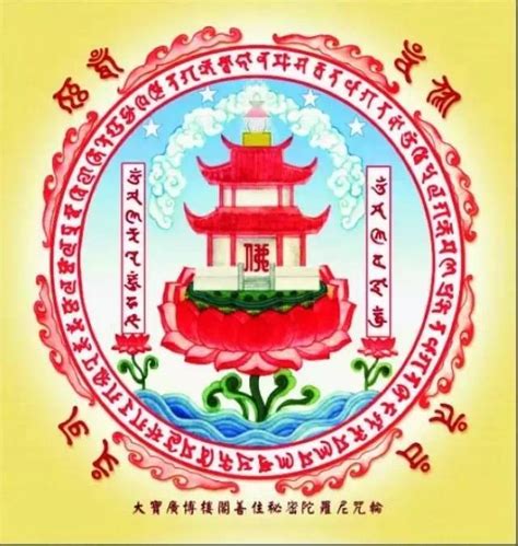 寶閣樓咒八字|廣大寶樓閣善住祕密陀羅尼經